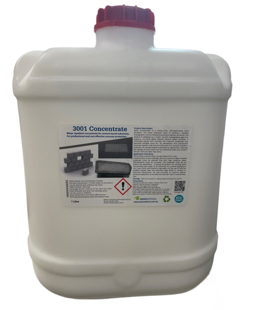 3001 Concrete Sealer Concentrate - Nanovations.